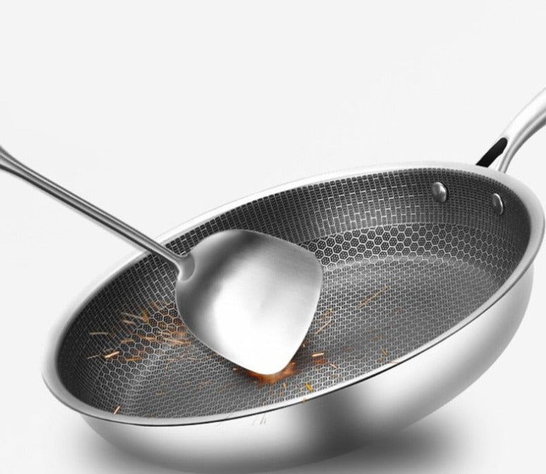SteelChef Non-stick stekpanna med innovativ SteelPixel-teknologi – Proffskvalitet, repfritt design Carvallo
