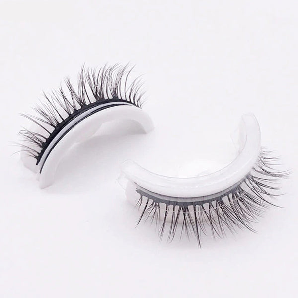 Kvinnors Återanvändbara Självhäftande Ögonfransar Syntetiska Hemnix