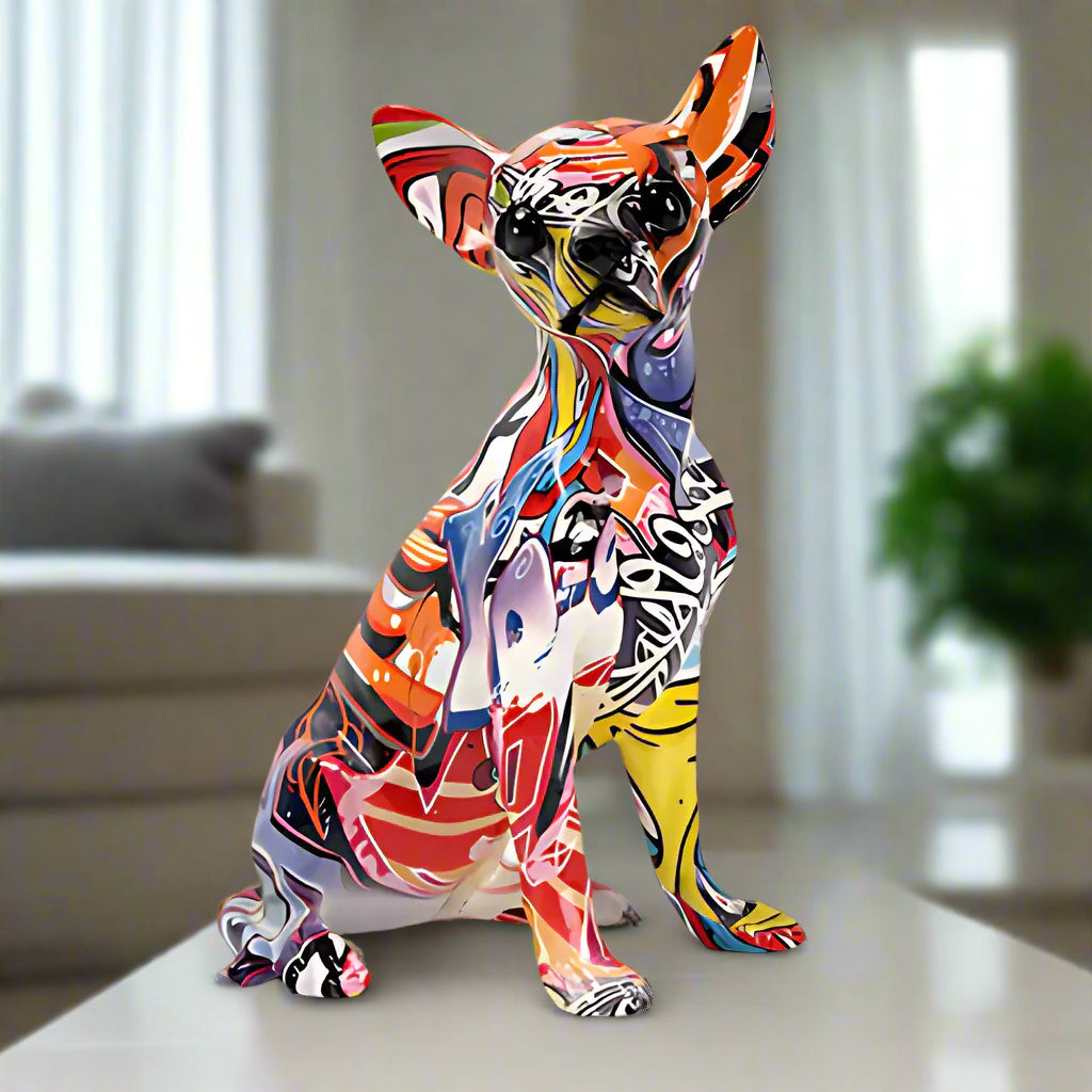 Street Art Chihuahua Skulptur Carvallo