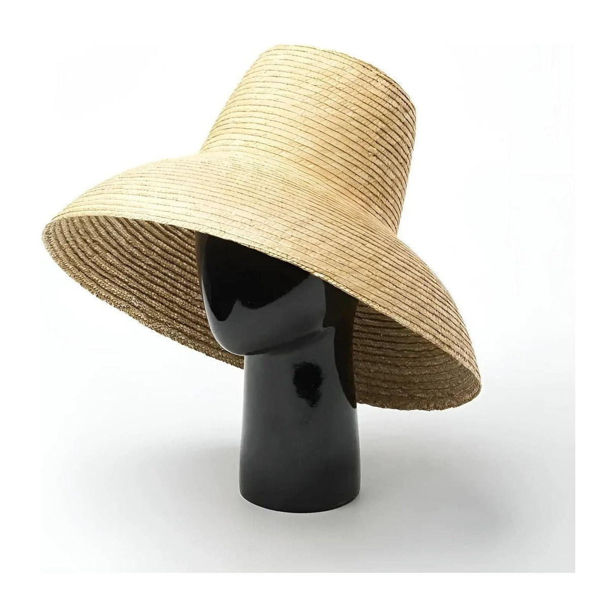 SunGlow Hat - Bredbrättad lampskärm damhalmhat för sommaren Carvallo