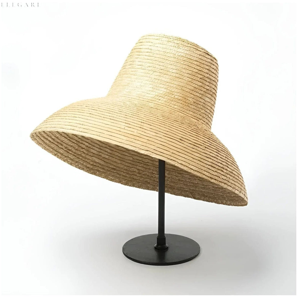 SunGlow Hat - Bredbrättad lampskärm damhalmhat för sommaren Carvallo