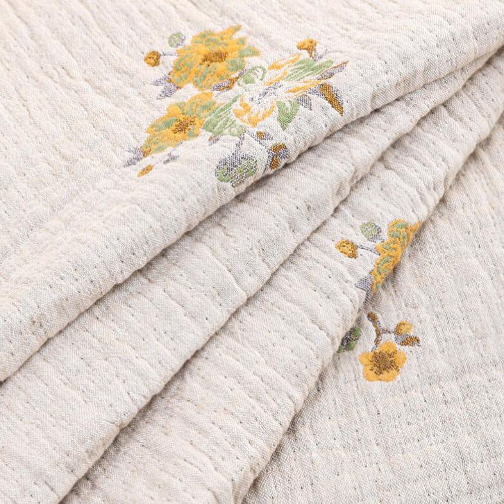 Sunpetal Bloom Reversible Cotton Blanket Carvallo