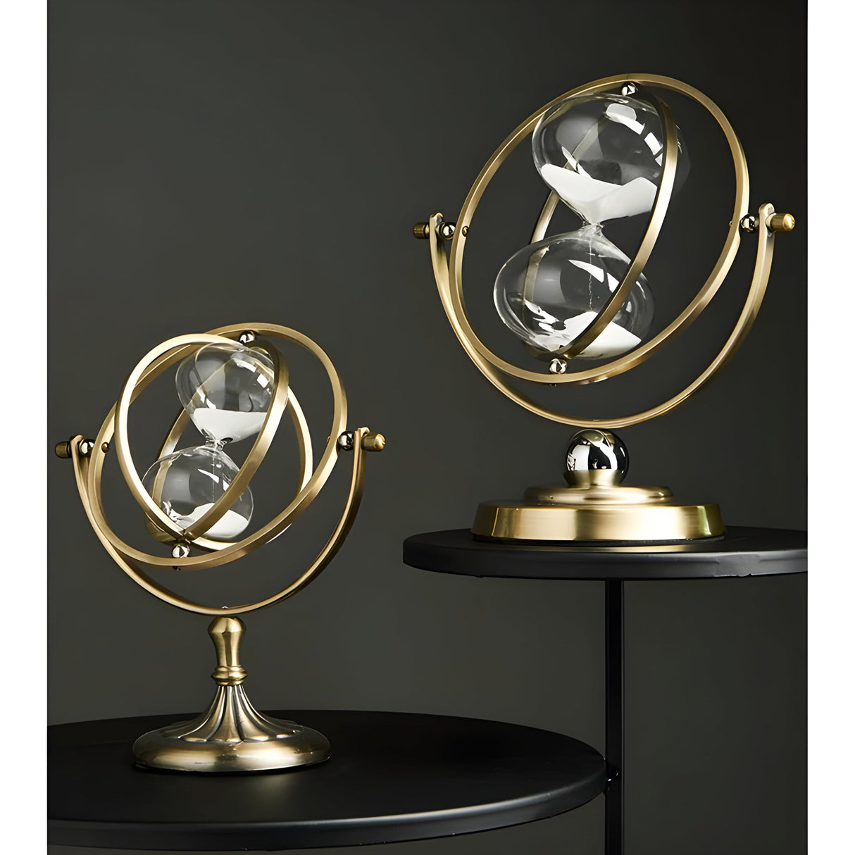 SereniTime - Elegant sanduhr med lugnande sandflöde och stil Carvallo