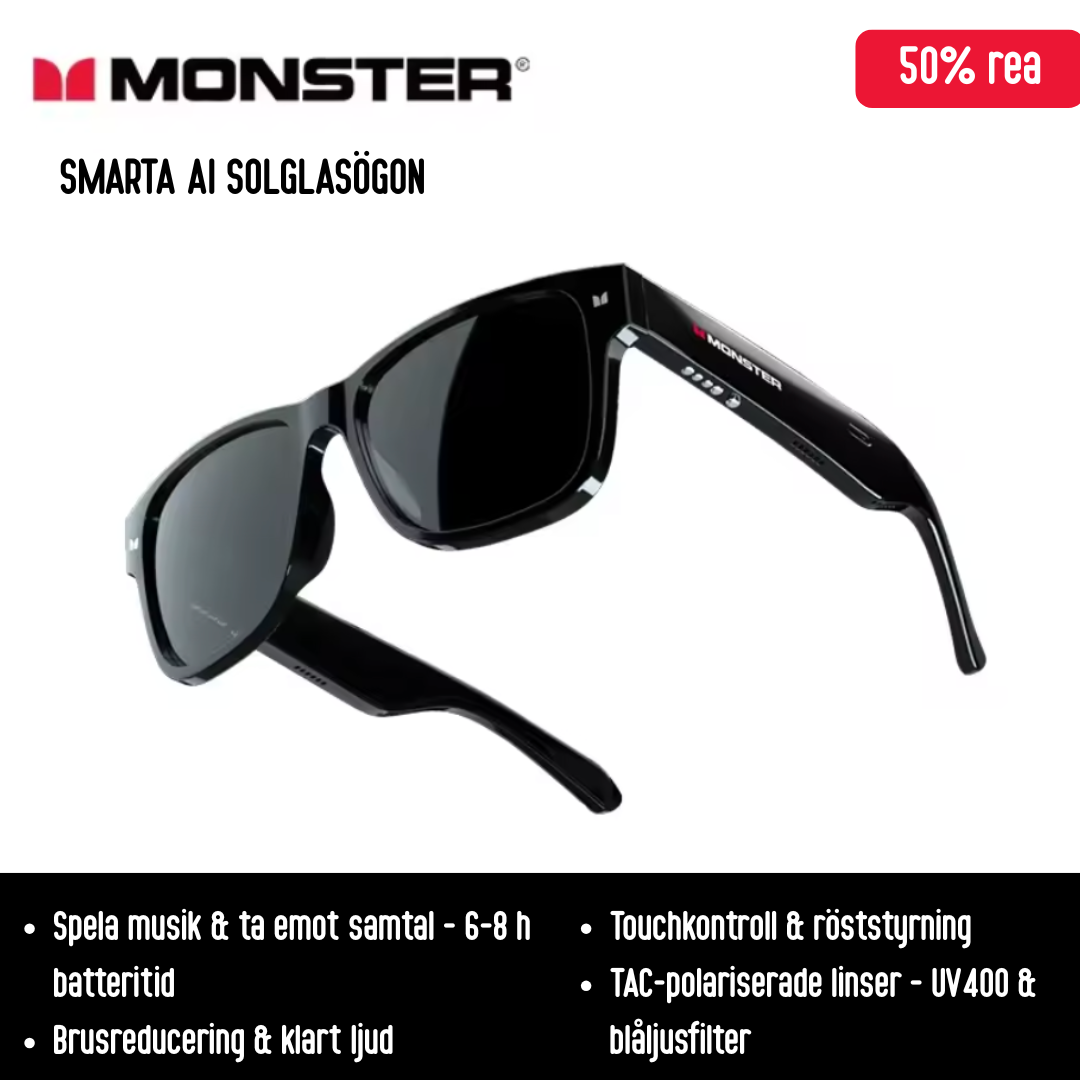 Monster Airmars S01 – AI-solglasögonen som ger dig frihet, funktion och stil-VaruZ-Hemnix