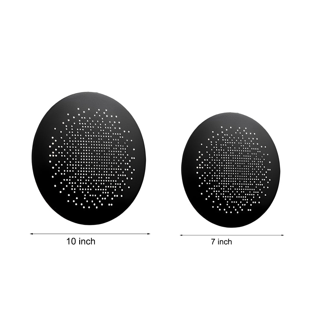 Cirkulära Moderna Svarta Utomhus Vägglampor LED Carvallo