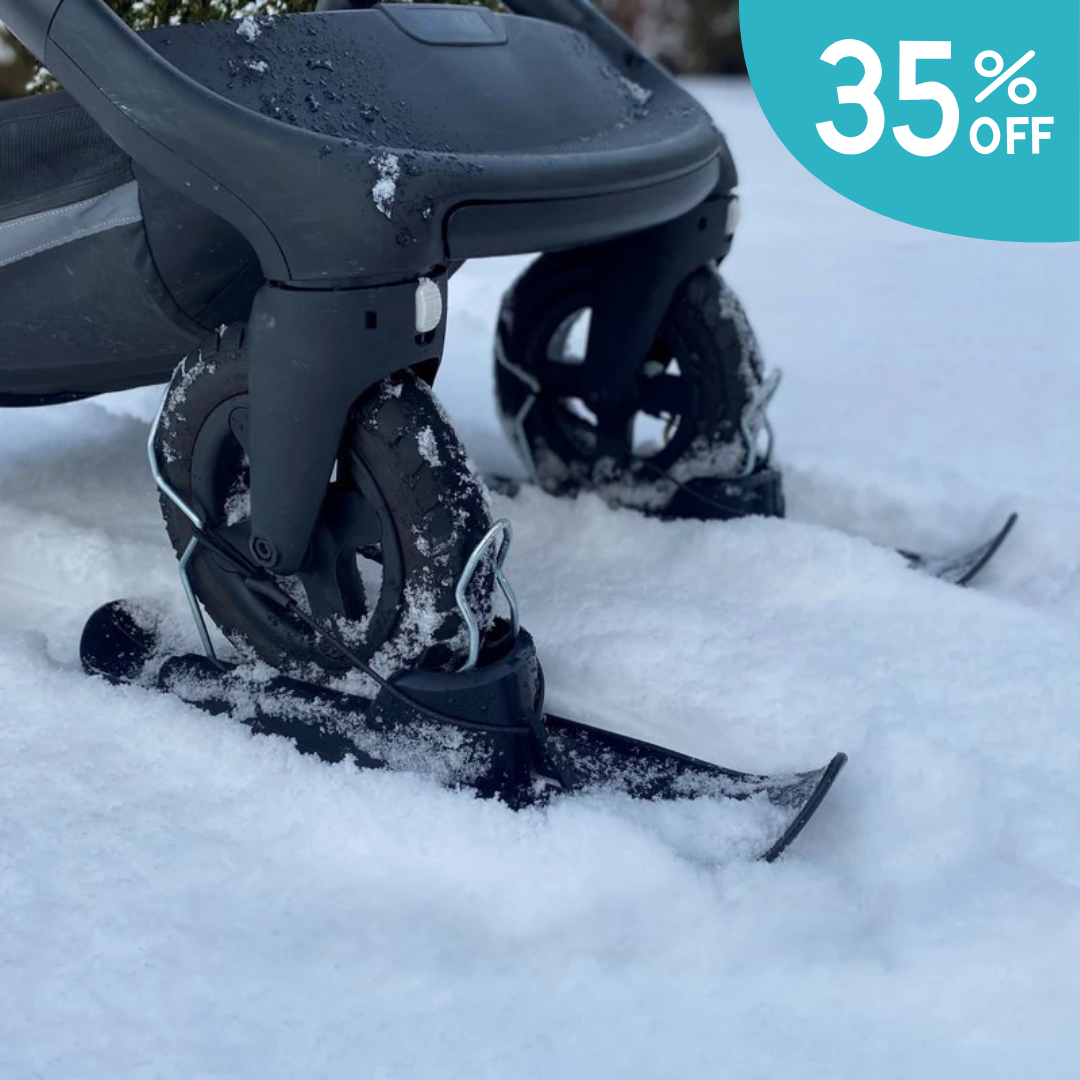 Barnvagnskidor – Skidor till barnvagn, rullstol, cykel.-VaruZ-Hemnix