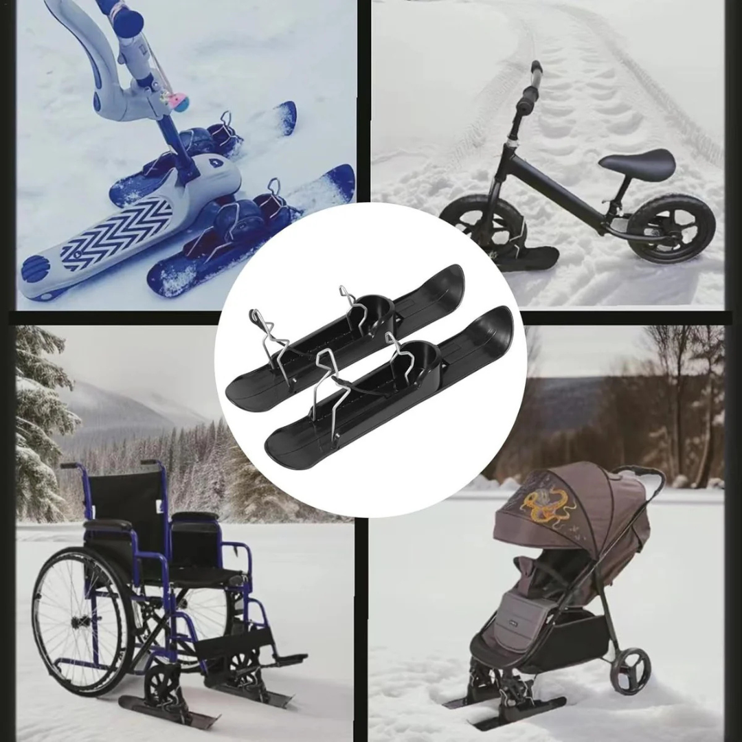 Barnvagnskidor – Skidor till barnvagn, rullstol, cykel.-VaruZ-Hemnix