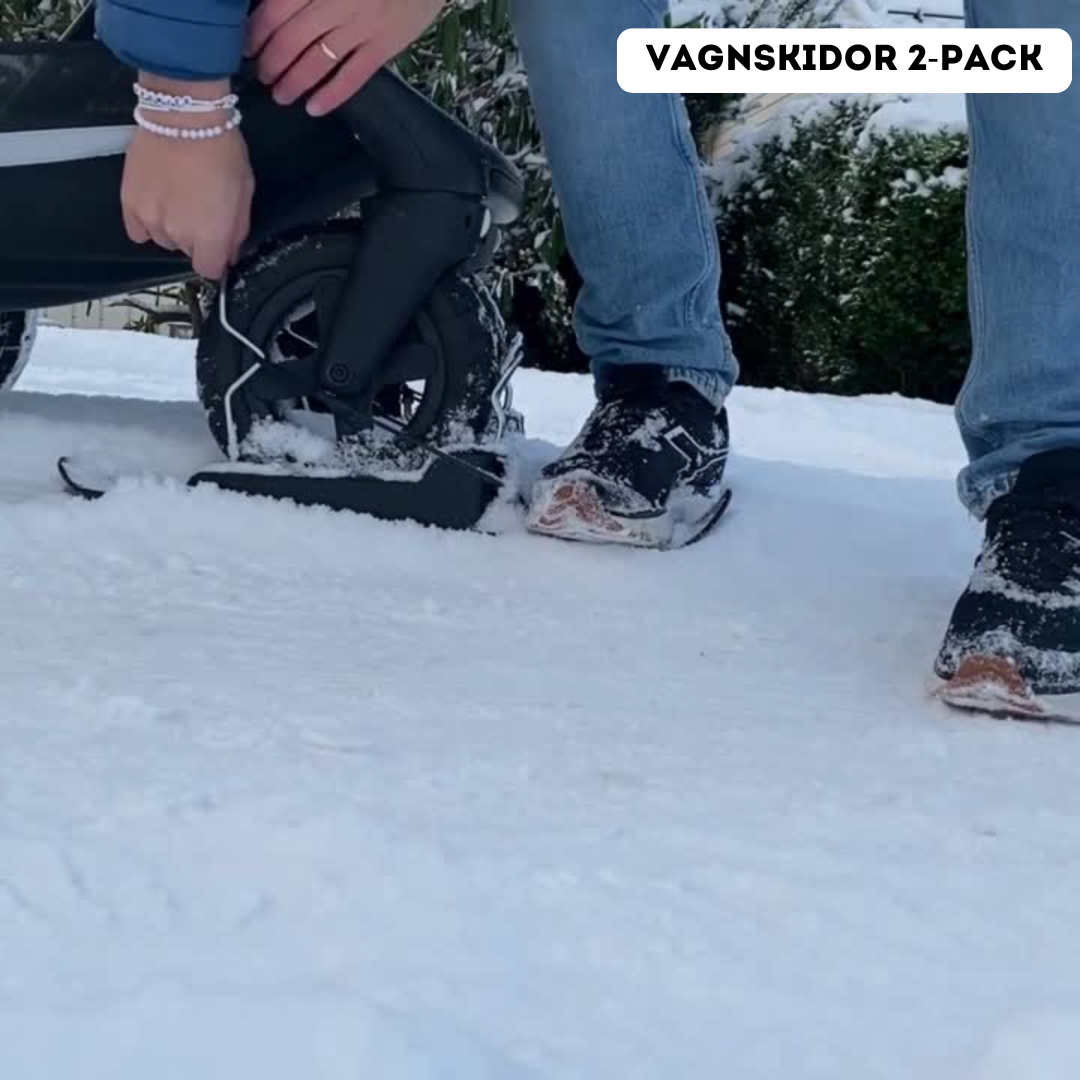 Barnvagnskidor – Skidor till barnvagn, rullstol, cykel.-VaruZ-Hemnix