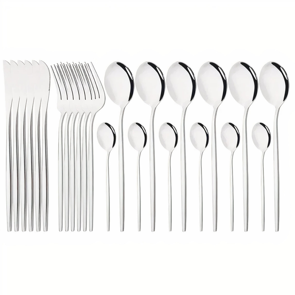 Bestickset Modern Guld Rostfritt Stål Design Carvallo