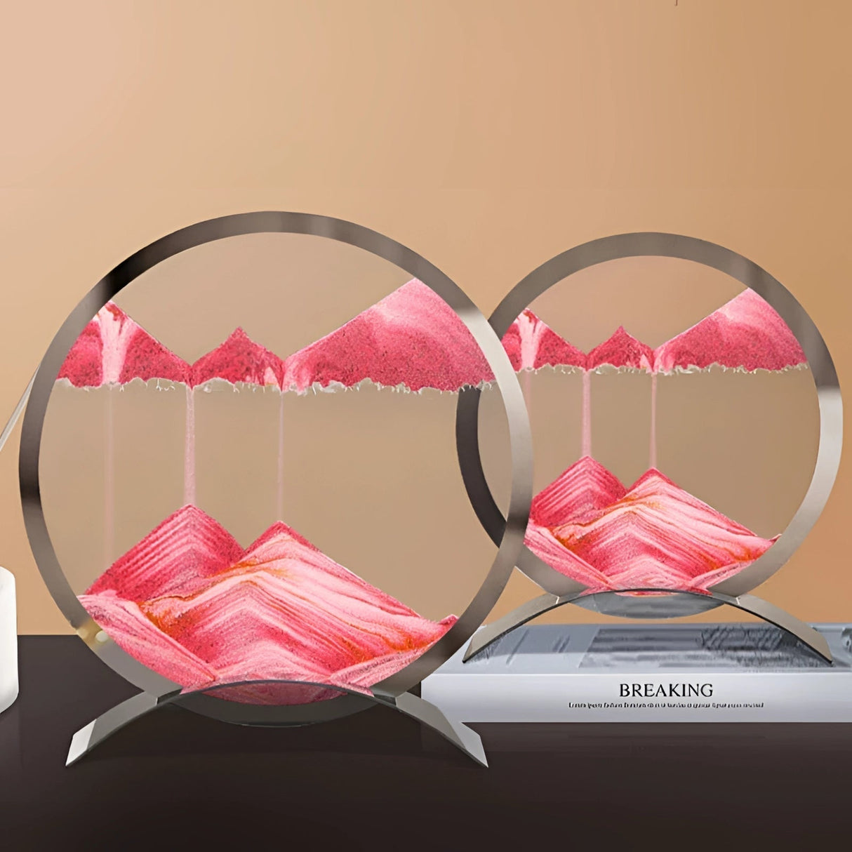 Väggkonst Rörlig Sandtimer Ljus Carvallo