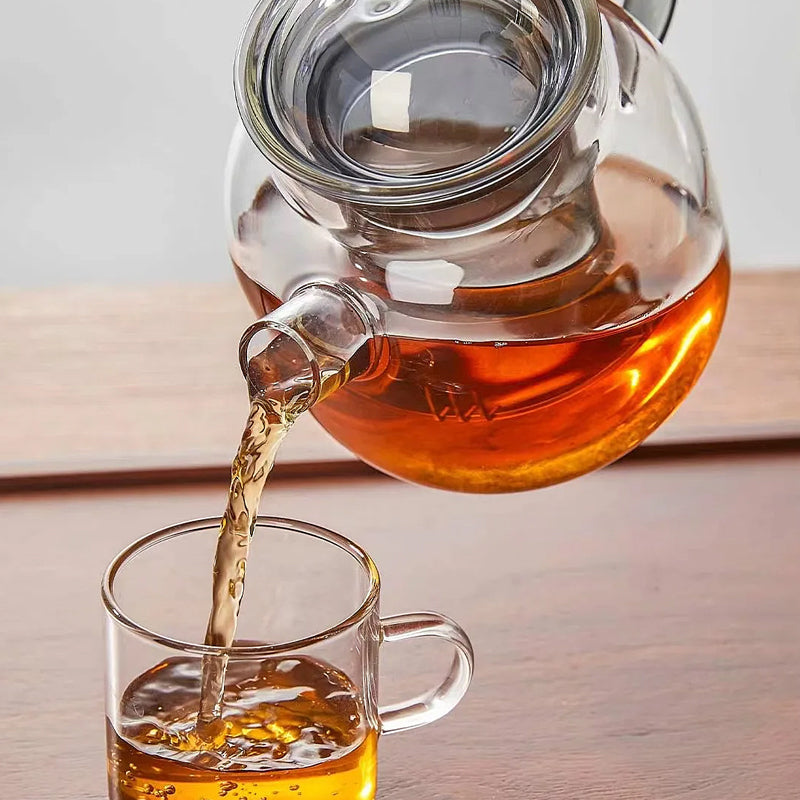 Modern glas teapot med infuser – 680ml borosilicate tea maker Carvallo