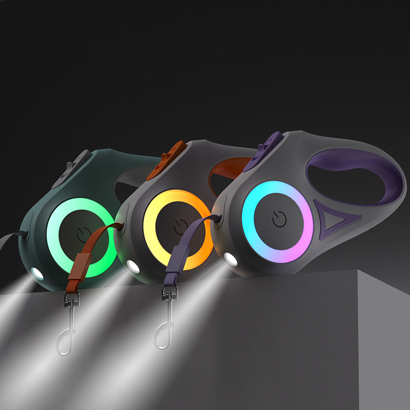 Luxora Utdragbar Hundkoppel med LED-lampa och Komforthandtag Carvallo