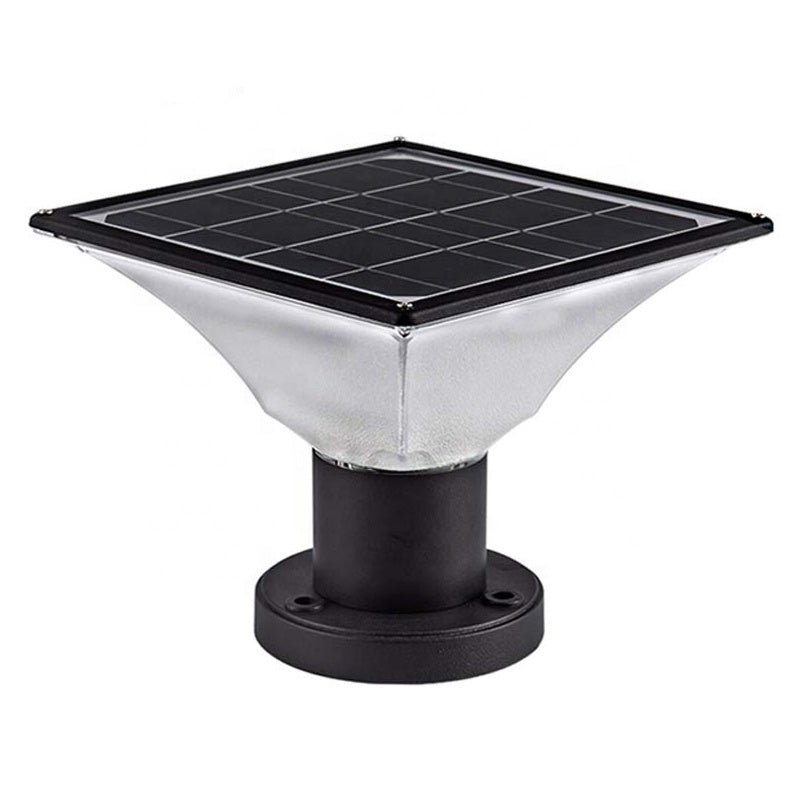 Carvallo Solar-Pollarlampa Utomhus | 3 Ljusfärger | IP65 Vattentät | 4000 mAh Batteri | 17x9,5x11 cm Carvallo