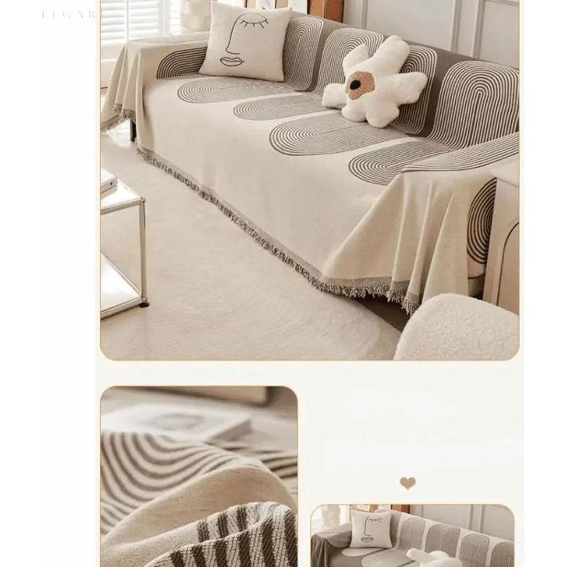 Tofl - Nordisk Bänk Filt: Ge din soffa ett fräscht lyft Carvallo