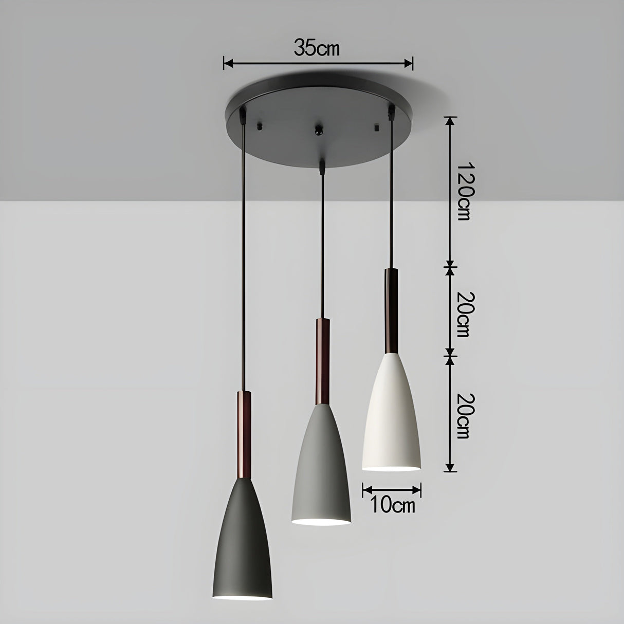 RetroSphere Light - Nordisk Pendellampa Justerbar Ljus Carvallo
