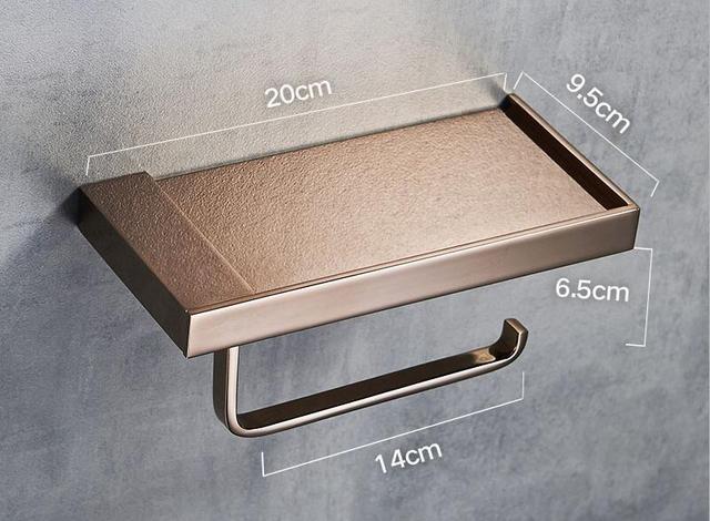 Carvallo – Elegant toalettpappershållare med hyllförvaring Carvallo