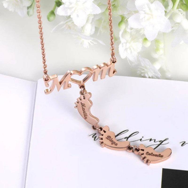 Baby Feet Mom Halsband Bellasverige