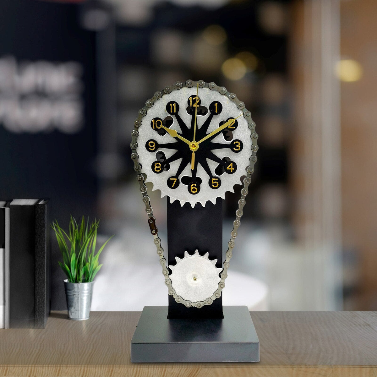 Carvallo - Rotering Gear klocka Med Industriell Charm och Unikt Design Carvallo