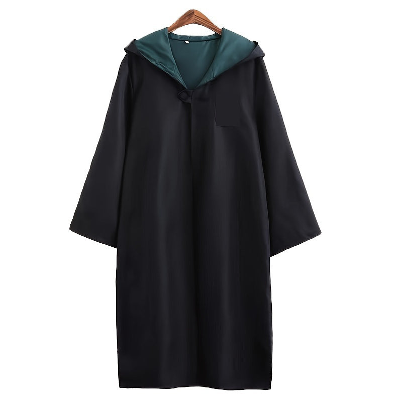 Förtrollad trollkarlsmantel med huva – Unisex långärmad Halloween-kostym MILA Sverige