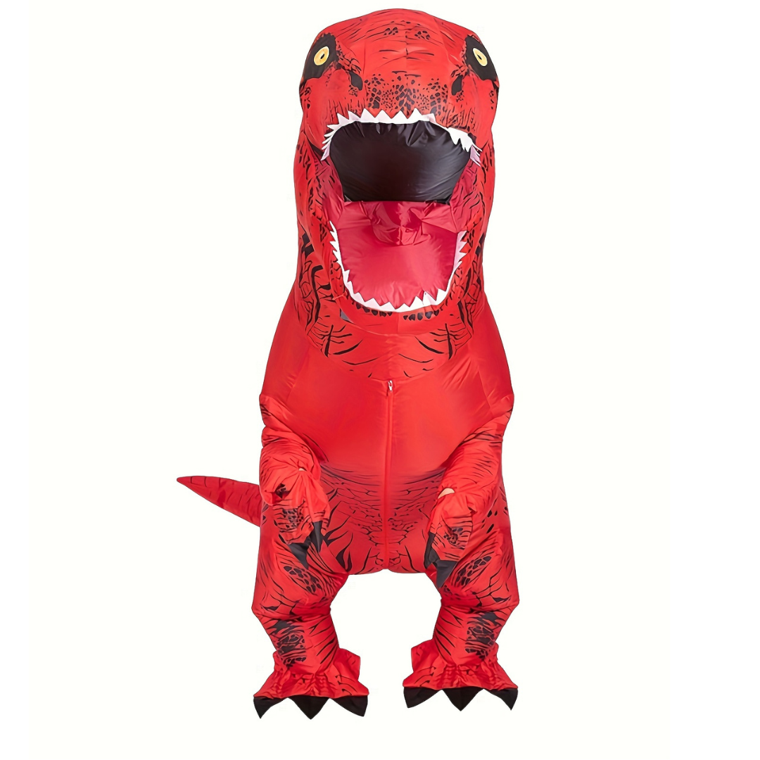 Uppblåsbar dinosauriejumpsuit för vuxna och tonåringar - jättestor helkropps Halloween-kostym MILA Sverige