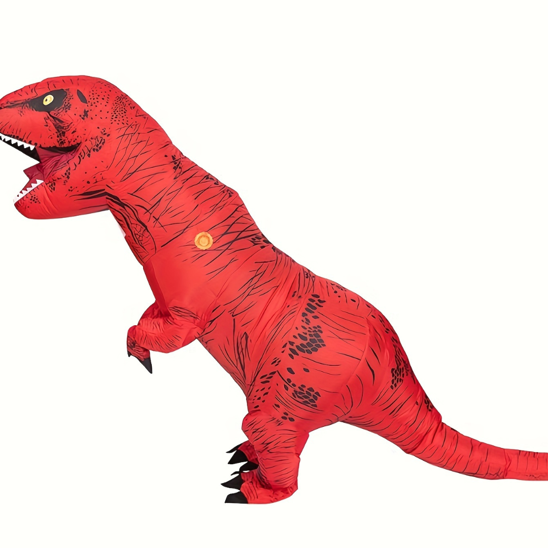 Uppblåsbar dinosauriejumpsuit för vuxna och tonåringar - jättestor helkropps Halloween-kostym MILA Sverige