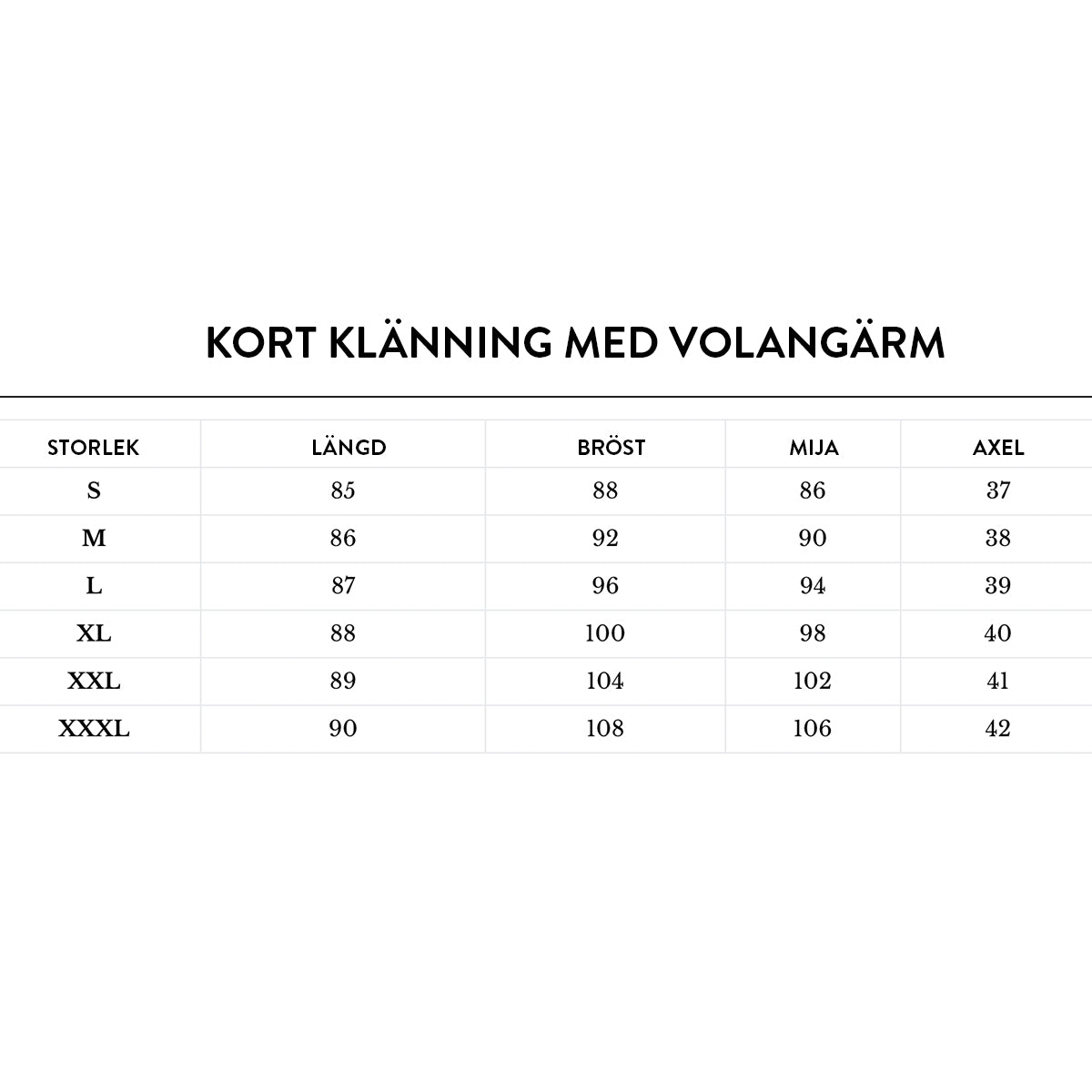 Kort klänning med volangärm - Snygg och mycket bekväm-Clothes for women-Bellasverige-Hemnix