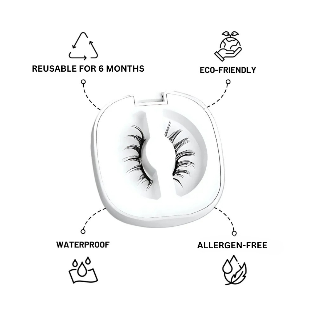 Magnetiska ögonfransar för enkelt glamour Carvallo