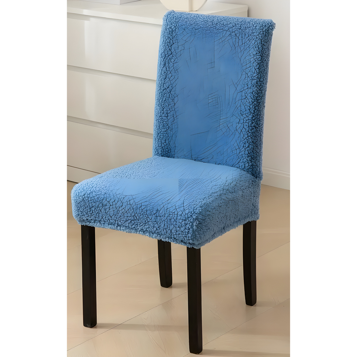 SherpaFit Stolskydd - Mysigt Sträckt Sherpa Matsalsstolskydd Carvallo