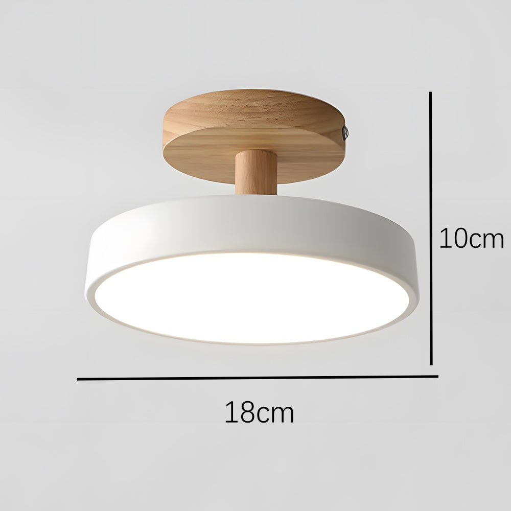 Modern Trä LED Taklampa Carvallo
