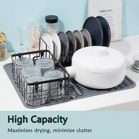 Royallure Nordic Color Disk Torkmatta – Isolerad, Mögelbeständig, Halkfri Bänkskydd Carvallo