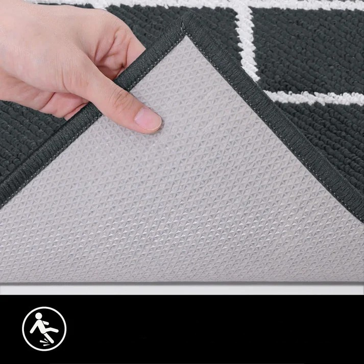 Randig entrématta - halkfri och smutsavvisande | Perfekt för inomhusbruk Carvallo