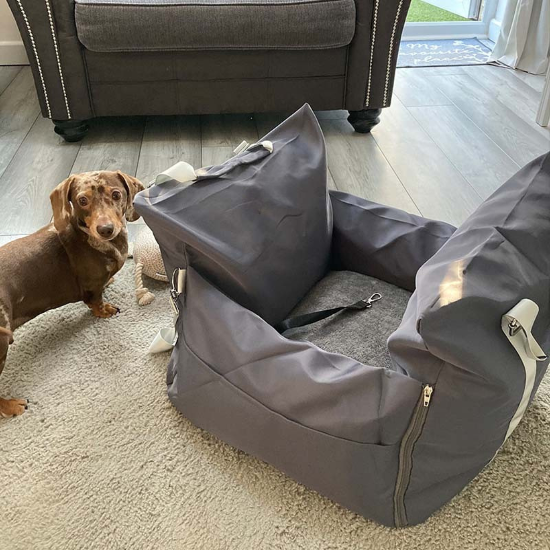 Hundbilstol vattentät resebädd för husdjur Carvallo