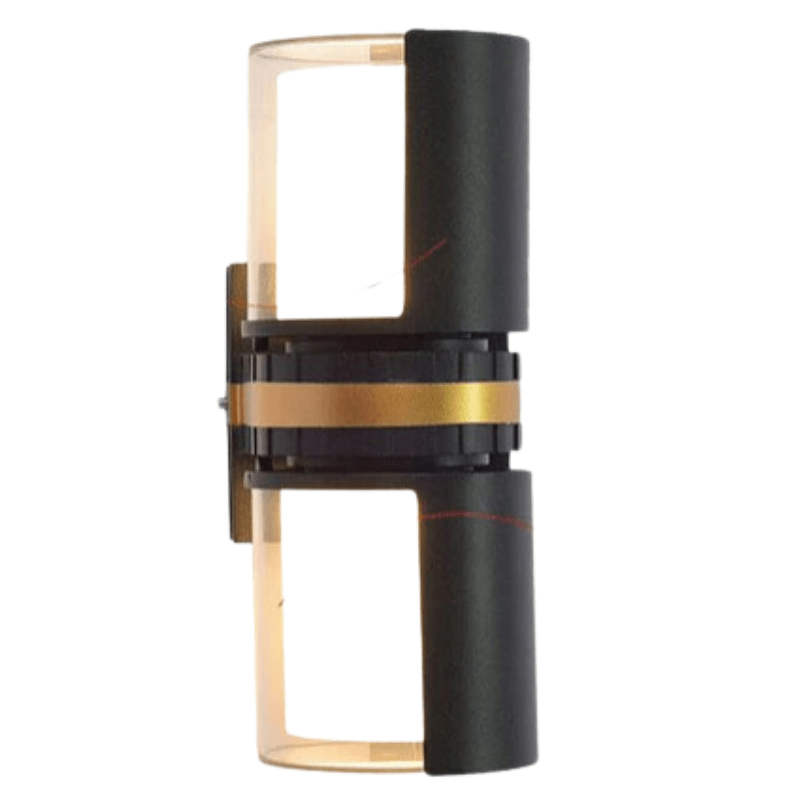 Carvallo Vägglampa Utomhus Justerbar | Vattentät & Modern | 24,5 × 16 cm | Svart Carvallo