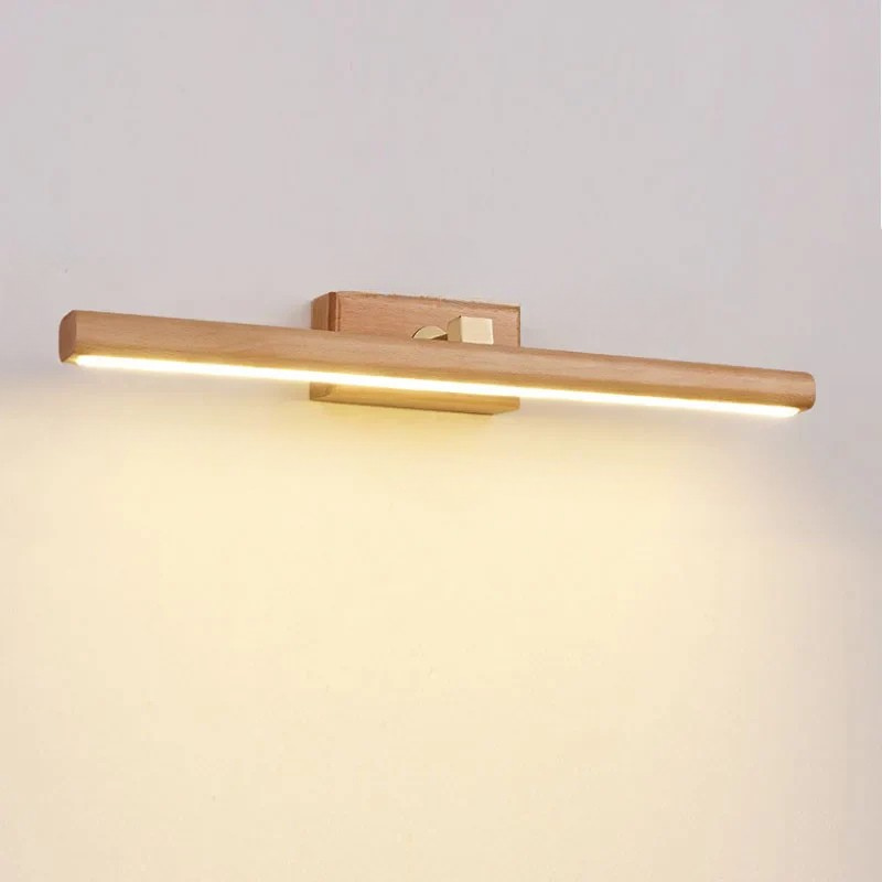 LumiMystic - Vägglampa av valnötsträ Carvallo