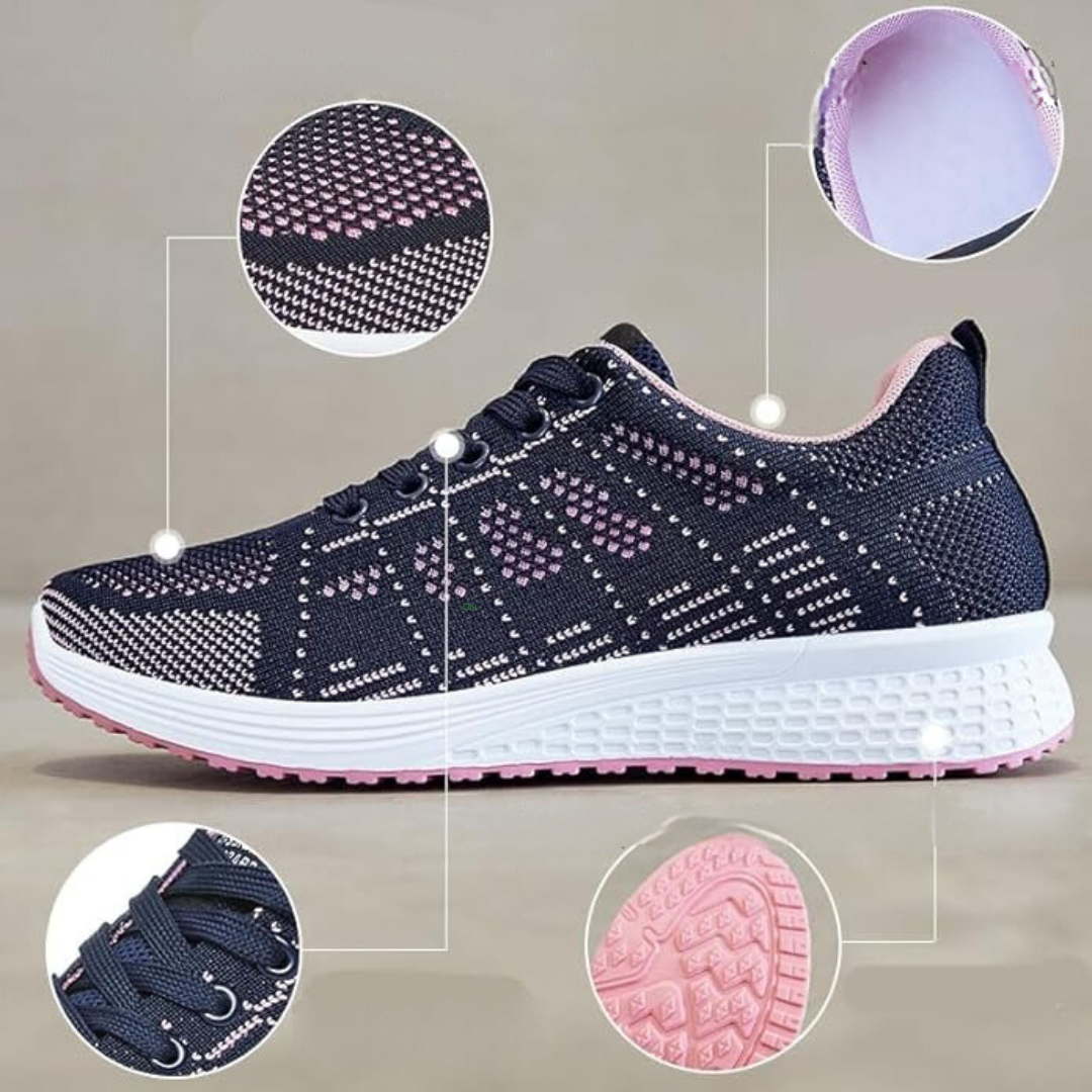 Andningsaktiva fritidssneakers för kvinnor-Hemnix-Hemnix