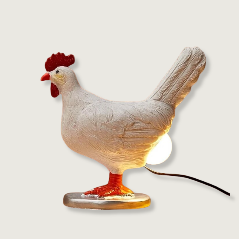 HenLuxe - Lustige tupplampa för bord MILA Sverige