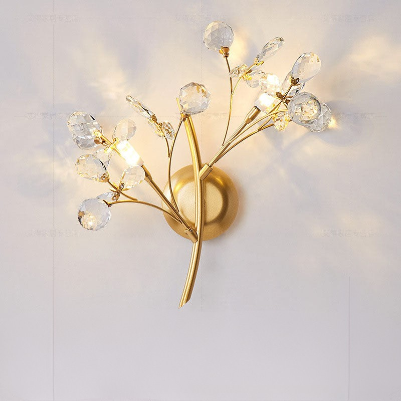 CrystalBloom - Väggbelysning Elegant Väggbelysning för Vardagsrum Carvallo