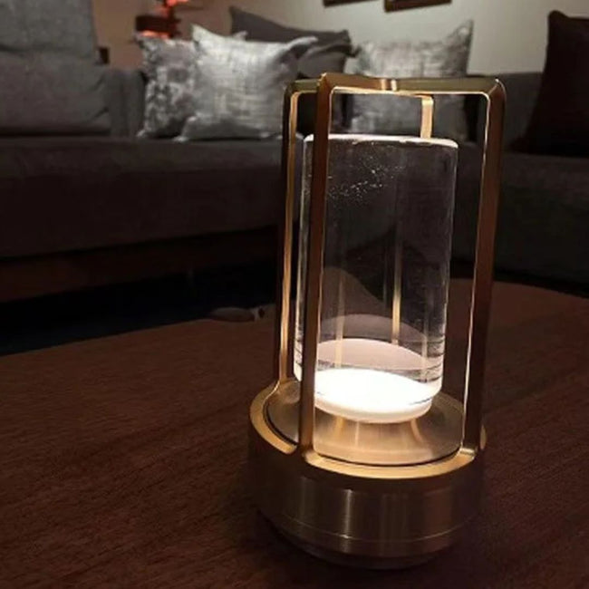 RetroGlow - Trådlös LED Skrivbordslampa med Vintage Charm Carvallo