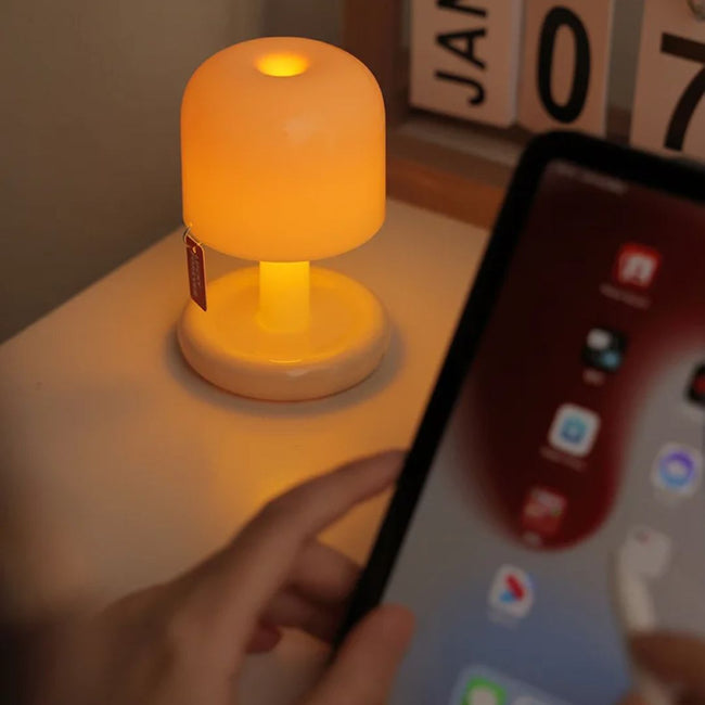 SereneLight - USB uppladdningsbar minibordslampa Carvallo