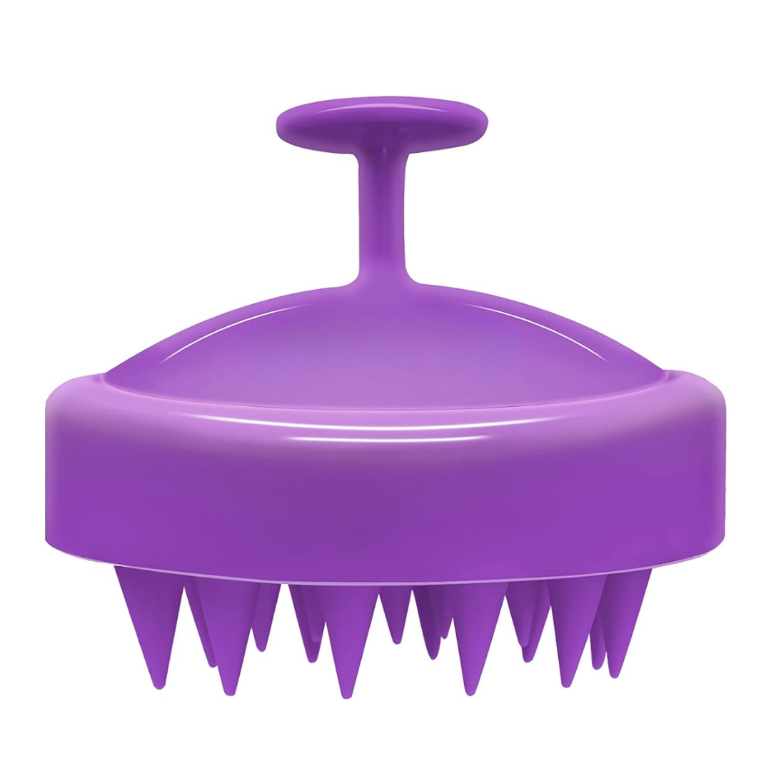 Carvallo Huvudmassageborste Silikon | Främjar Hårväxt & Cirkulation | Anti-Schuppen & Mild Exfolierande Carvallo