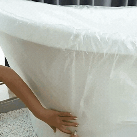 Royallure 10 stycken Engångs Badkar Fodral Påse 102x47 tum för Salong, Hotell & Hemkomfort Carvallo