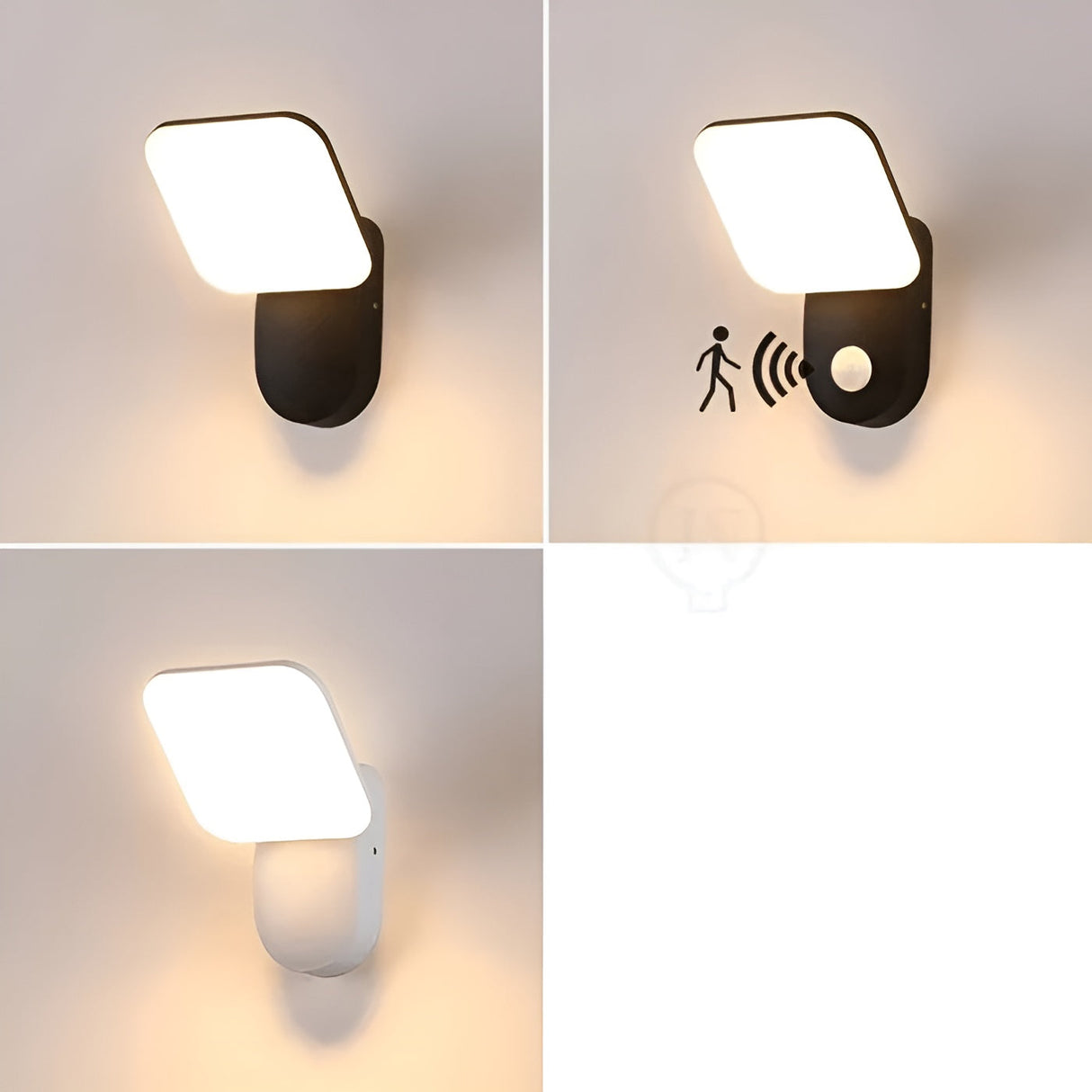 LED-vägglampa med rörelsesensor – Automatisk belysning för inomhus och utomhus Carvallo