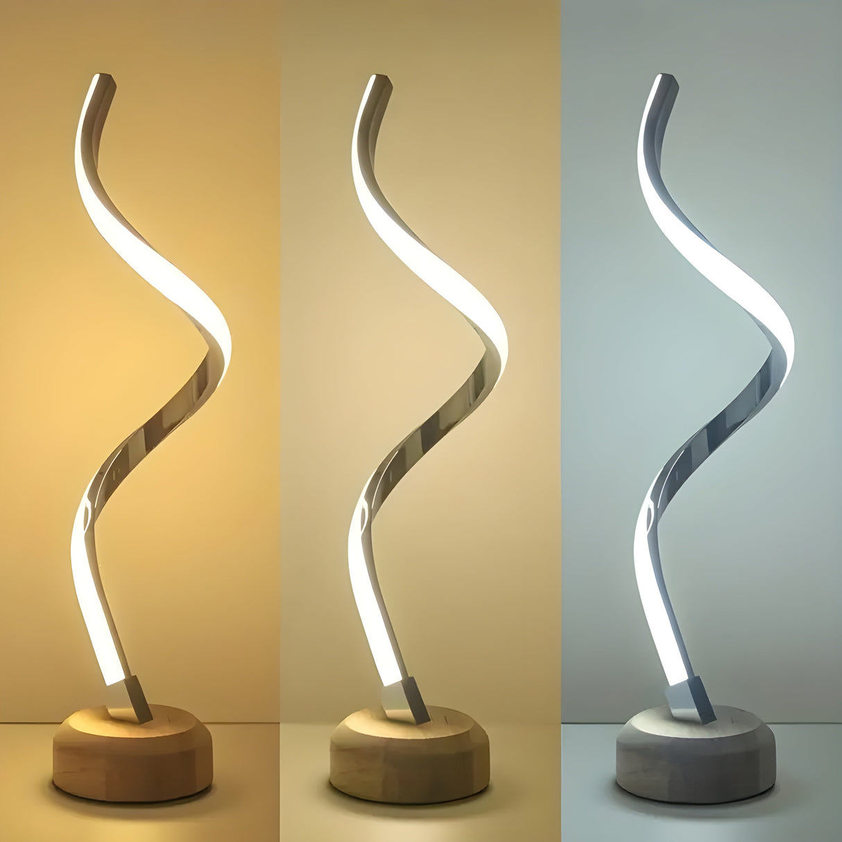 LumaCurve Lampa - Modern LED-skrivbords-lampa Carvallo