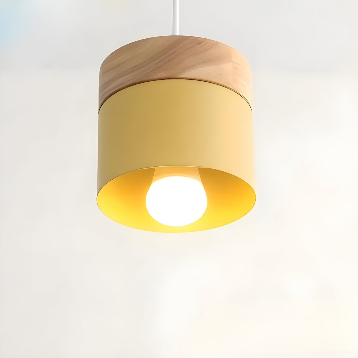 LoftCharm Light - Nordisk trähänglampa Carvallo