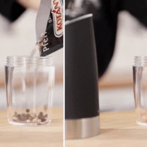 Royallure Elektrisk Salt- och Pepparkvarn – USB-laddningsbar, Justerbar Keramik och LED-lampa Carvallo