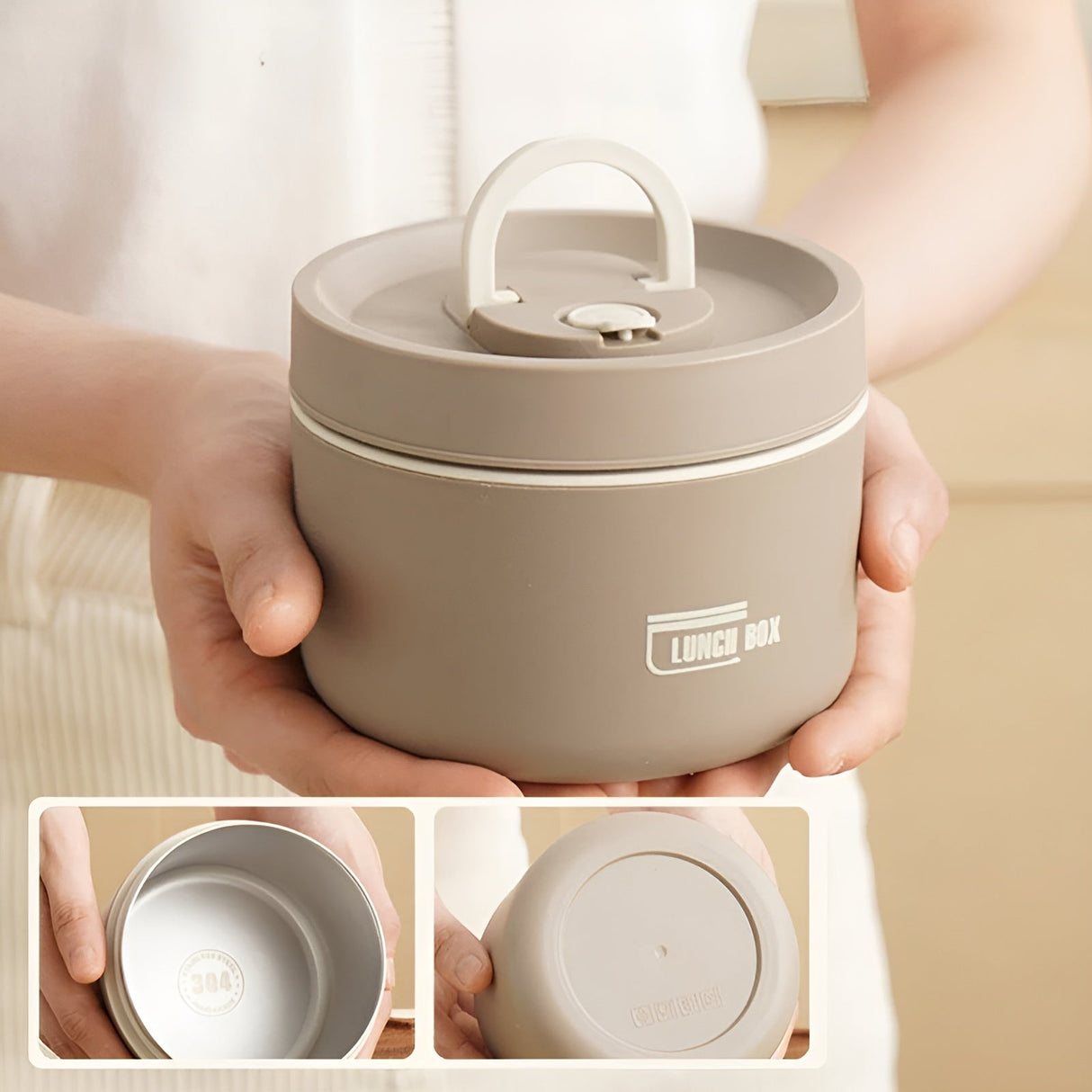 Isolerad lunchbox – Flera fack & läckagesäker | Inkl. bärväska Carvallo