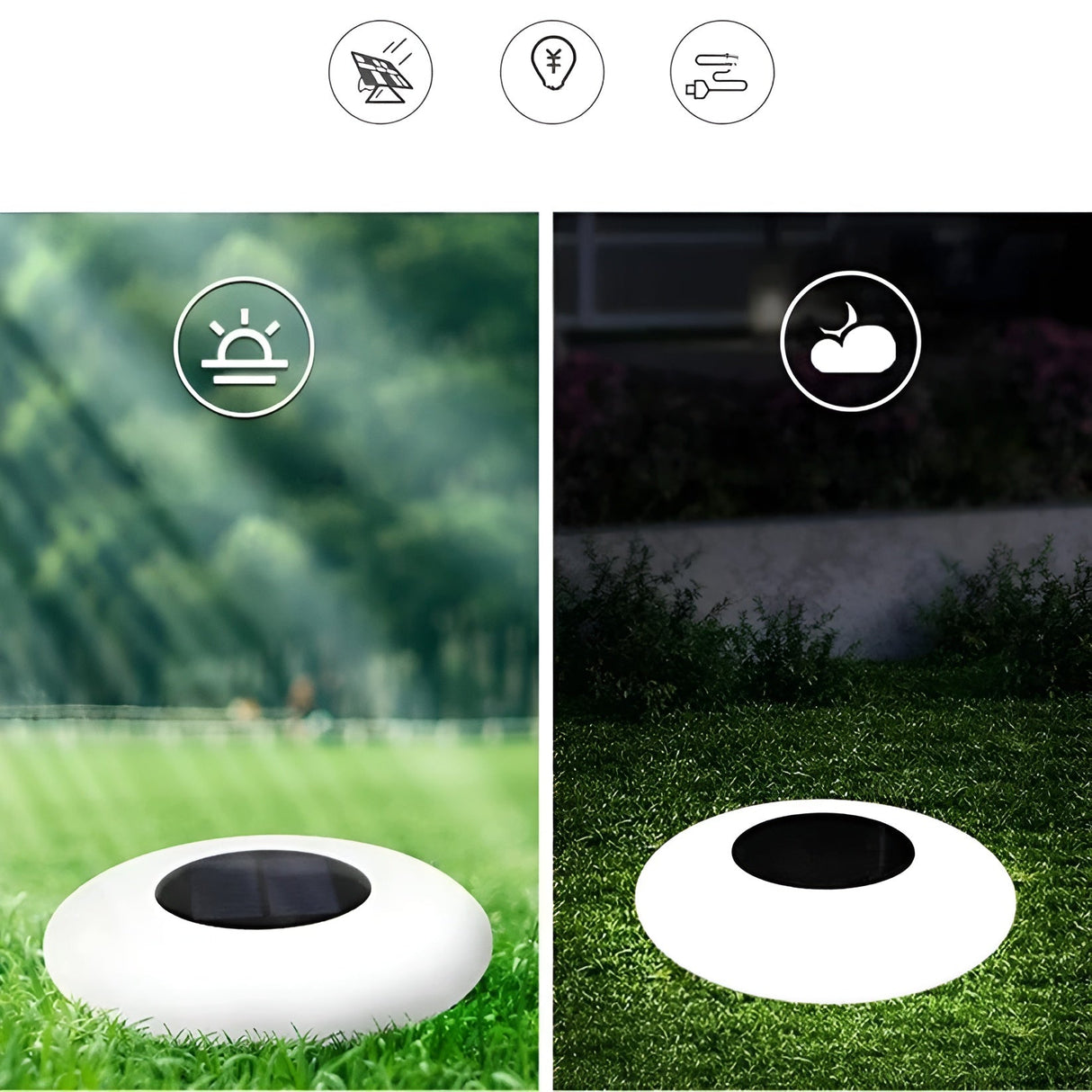 Flytande LED solljus – Färgglödande för pool och trädgård Carvallo