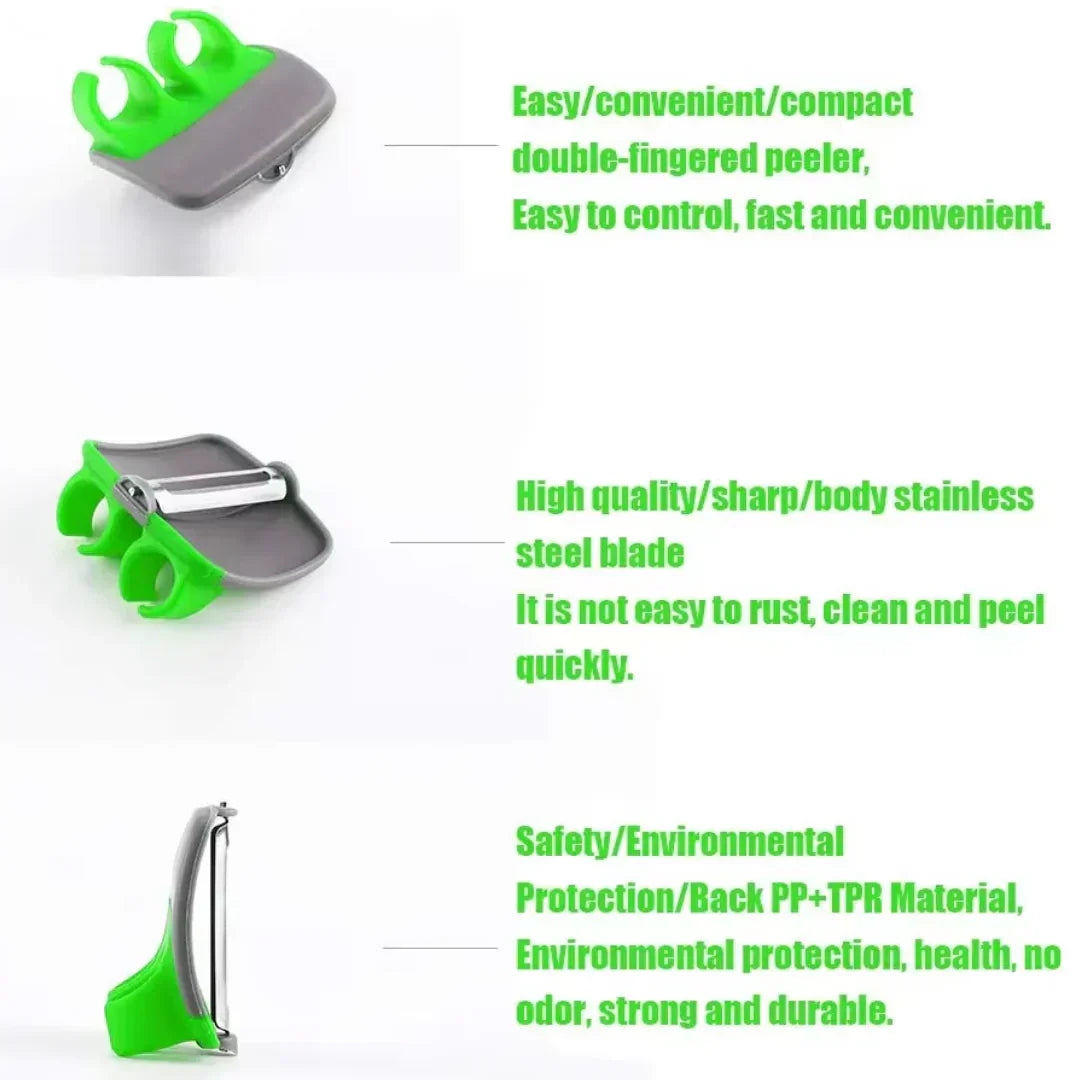 Carvallo | PeelRing - Finger-Grönsaks- skalare-Set Carvallo