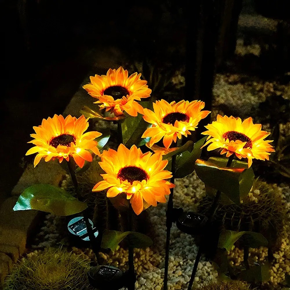 SunnyBliss Light - Vattentät solcellsdriven LED solroslampa Carvallo