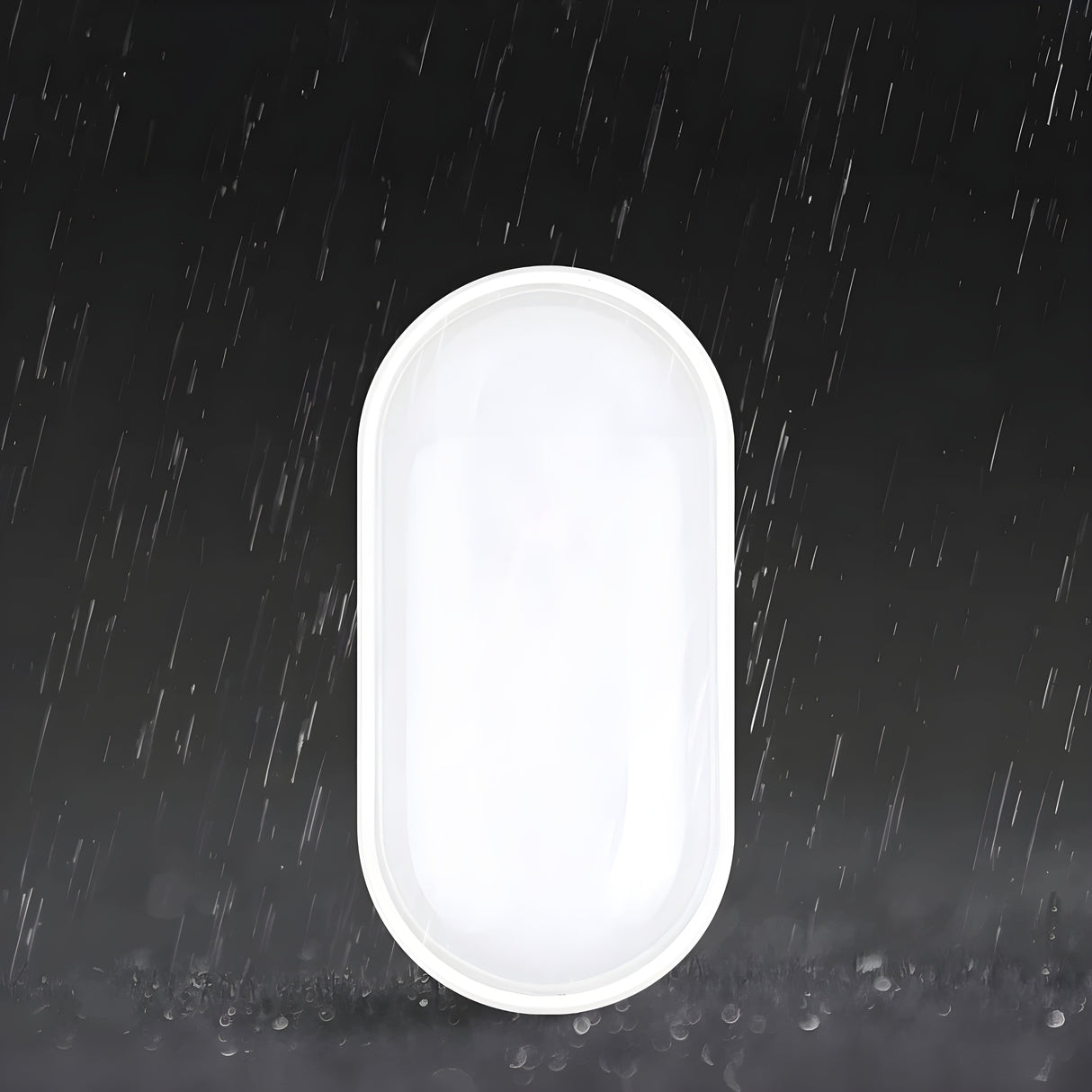 OvalShine Light - Modern Vägglampa med Ytmontering och LED-belysning Carvallo